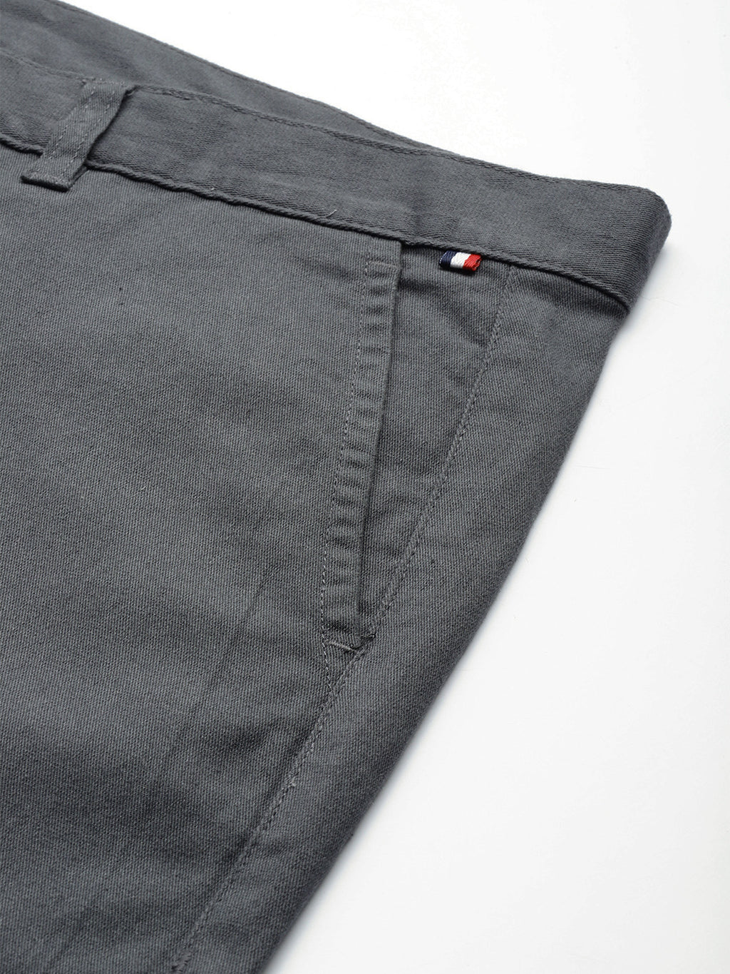Thomas Scott Men Steel Plus Size Smart Easy Wash Pure Cotton Chinos Trousers