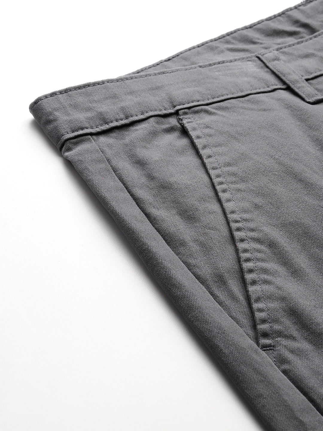 Thomas Scott Men Grey Plus Size Regular fit Mid-rise Cotton Woven Outdoor Shorts