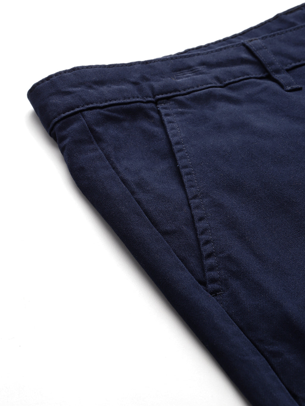 Thomas Scott Men NavyBlue Plus Size Regular fit Mid-rise Cotton Woven Outdoor Shorts