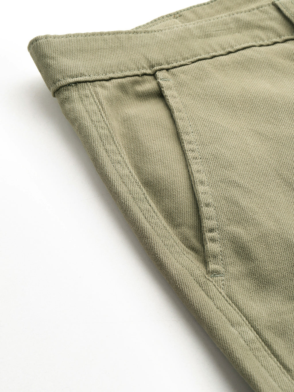 Thomas Scott Men Olive Plus Size Regular Fit Mid-Rise Woven Cargo Shorts