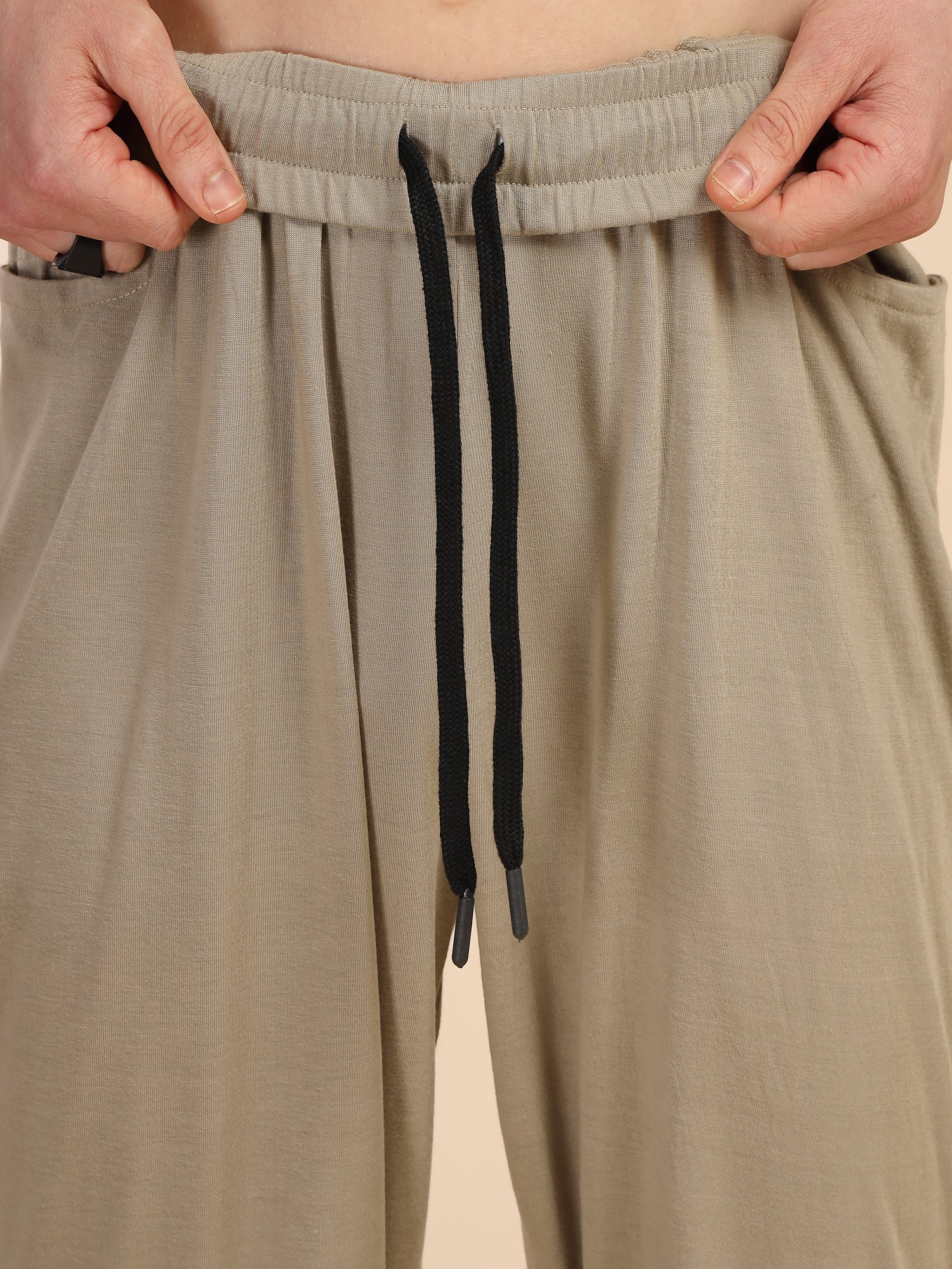 Thomas Scott Men Sage Green Relaxed Fit Solid Polyester Co-Ords Set