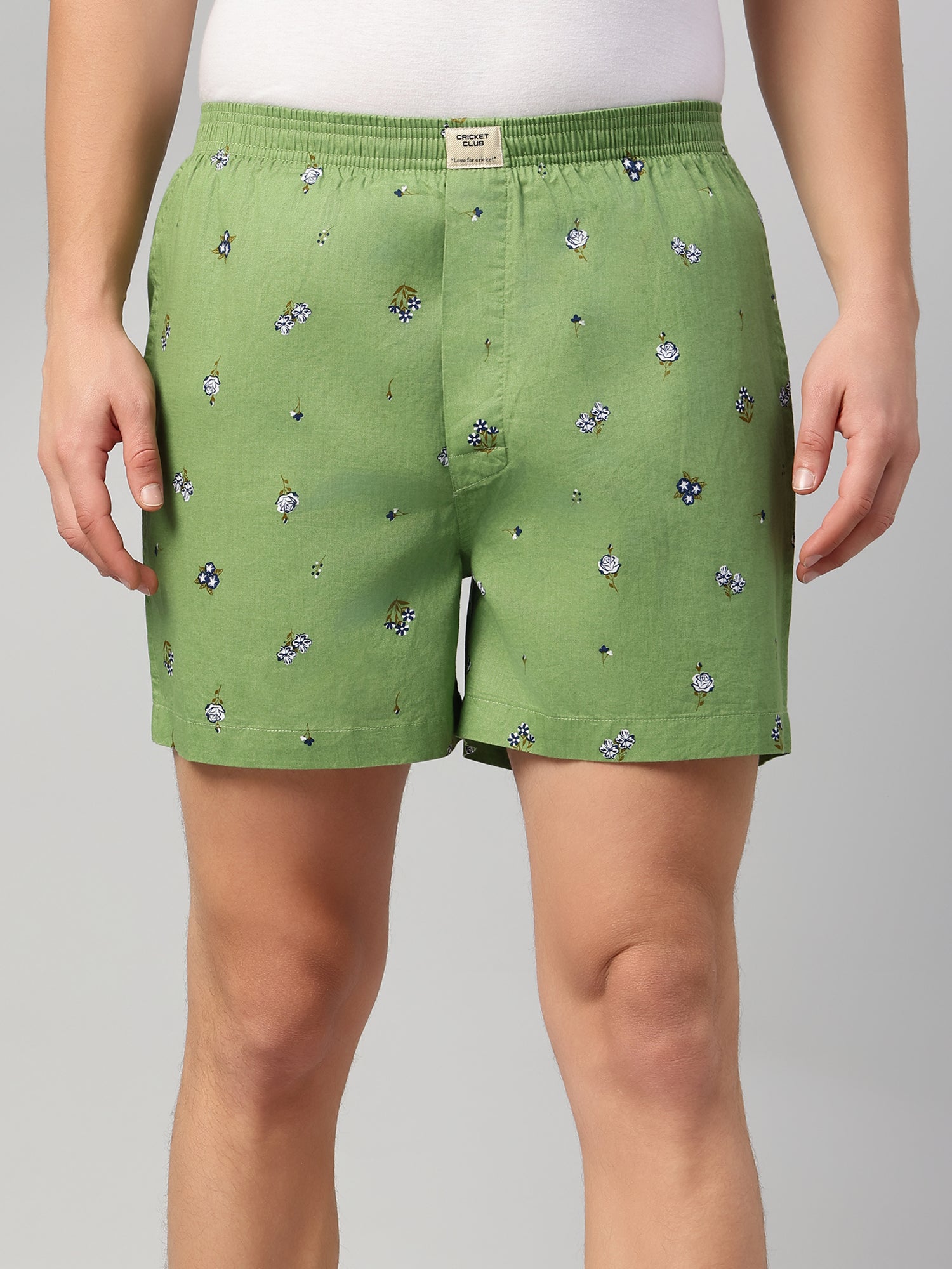 Thomas Scott Men Multicolor Cricket Club Collection Regular Fit 100% Cotton Woven Boxer Shorts (Pack of 3)