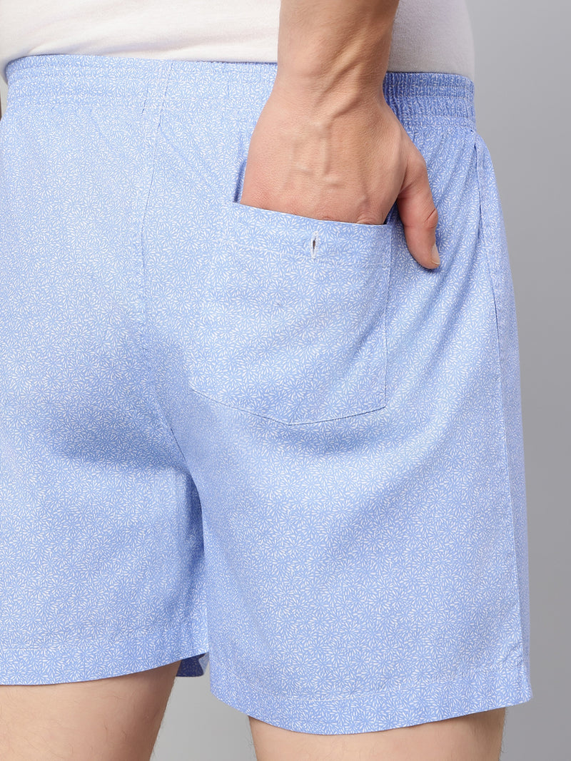 Thomas Scott Men Multicolor Cricket Club Collection Regular Fit 100% Cotton Woven Boxer Shorts (Pack of 3)