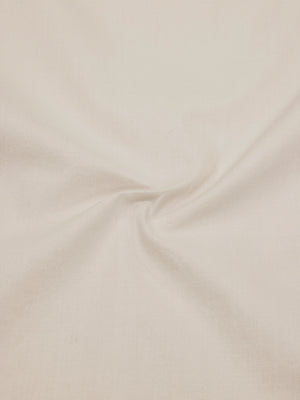 Beige Cotton Plus Size Regular Fit Spread Collar Long Sleeve Casual Shirt For Men