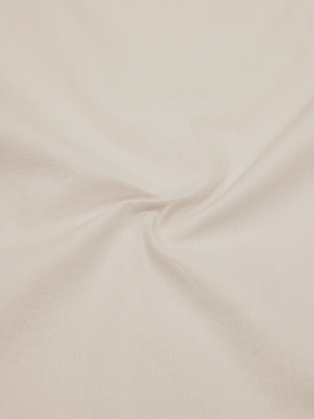 Thomas Scott Men Beige Cotton Casual Shirt Plus Size Regular Fit Spread Collar Long Sleeve