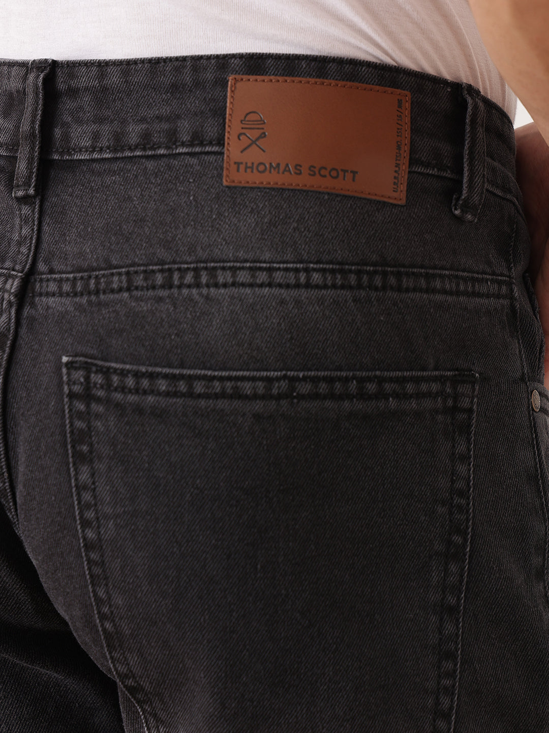 Dark Black Smart Slim Fit Mid-Rise Dark Shade Clean Look Non Stretchable Jeans For Men