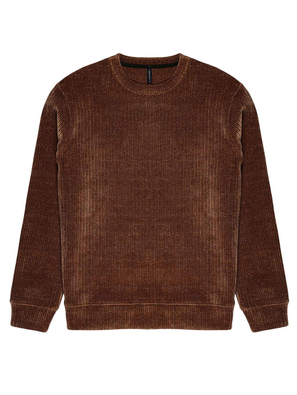 Brown Solid Anti Odour Sweatshirt