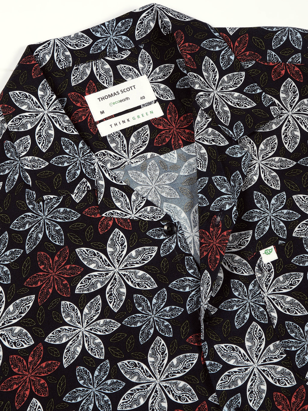 Thomas Scott Men Smart Floral Printed Casual Shirt