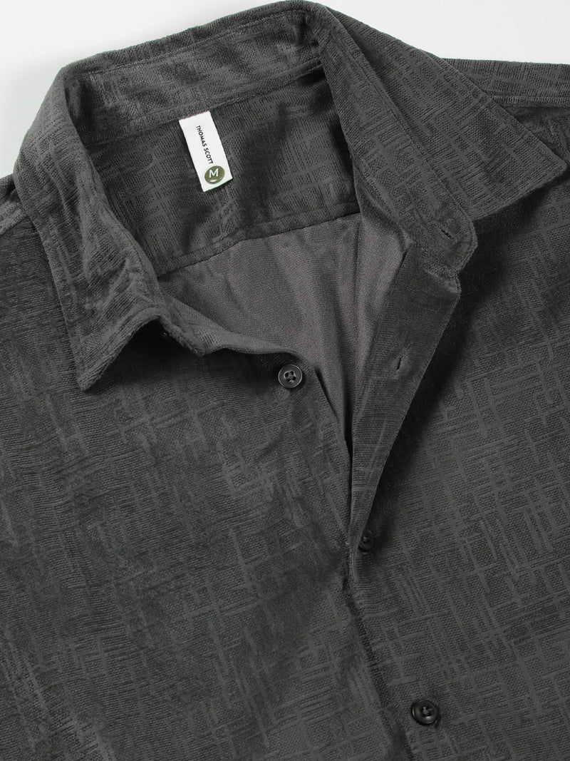 Thomas Scott Men Premium Slim Fit Opaque Casual Shirt
