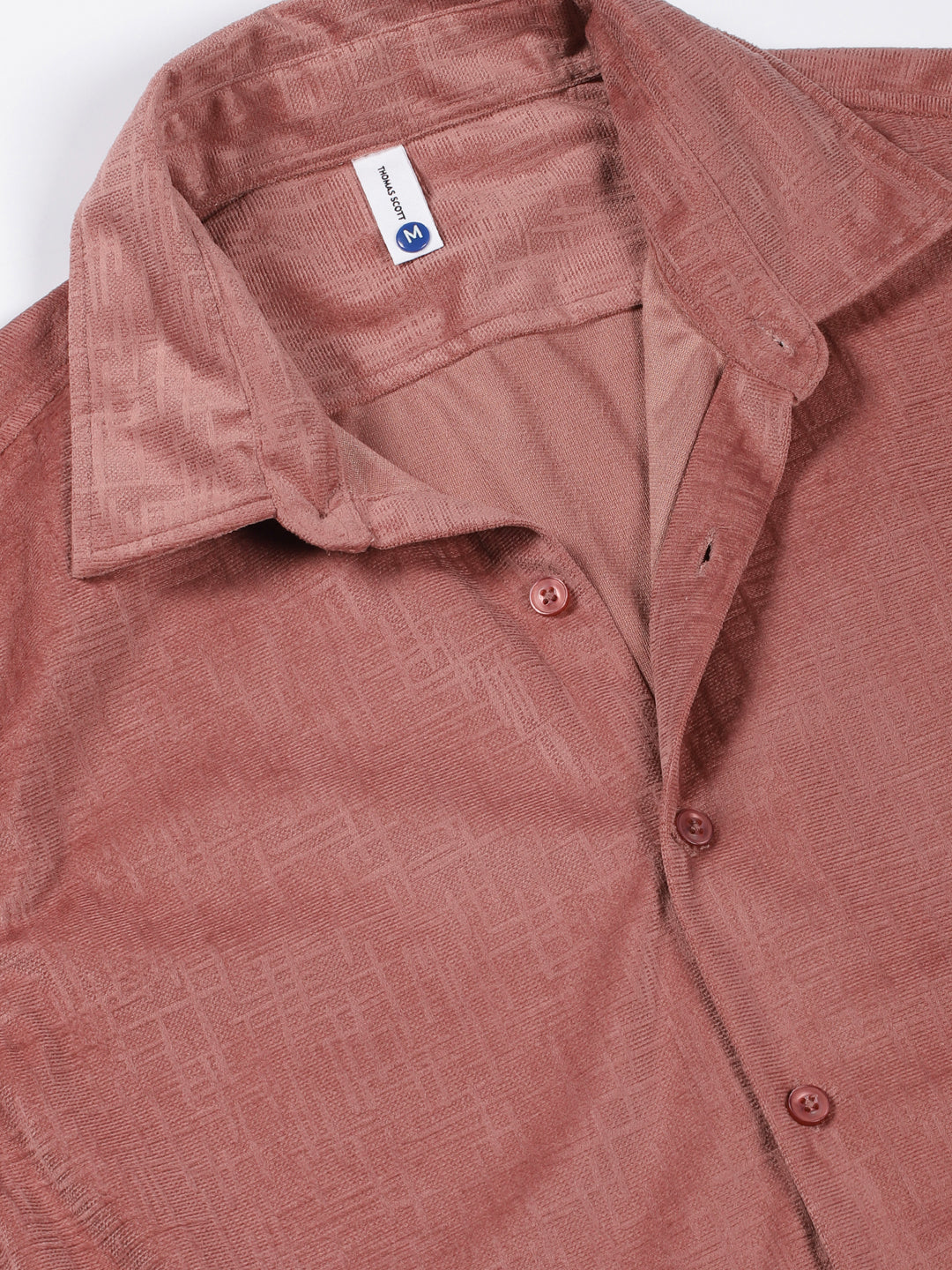 Thomas Scott Men Premium Slim Fit Opaque Casual Shirt