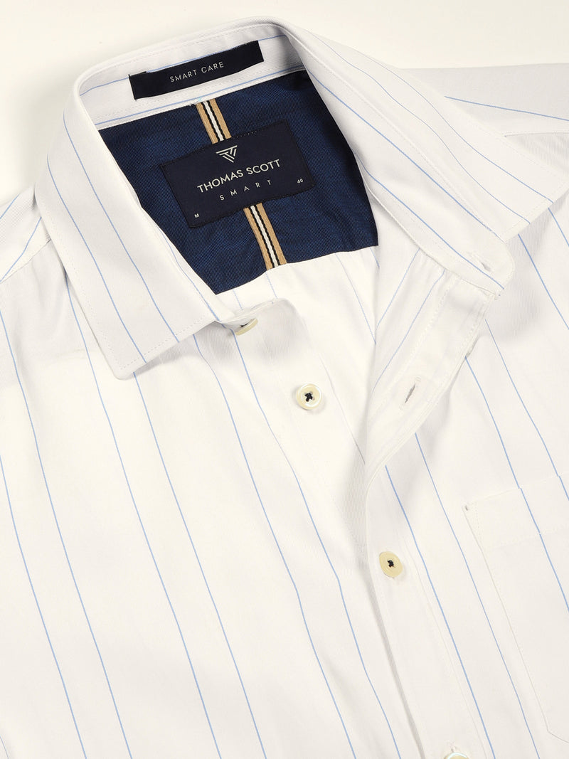 Thomas Scott Men Smart Opaque Striped Formal Shirt