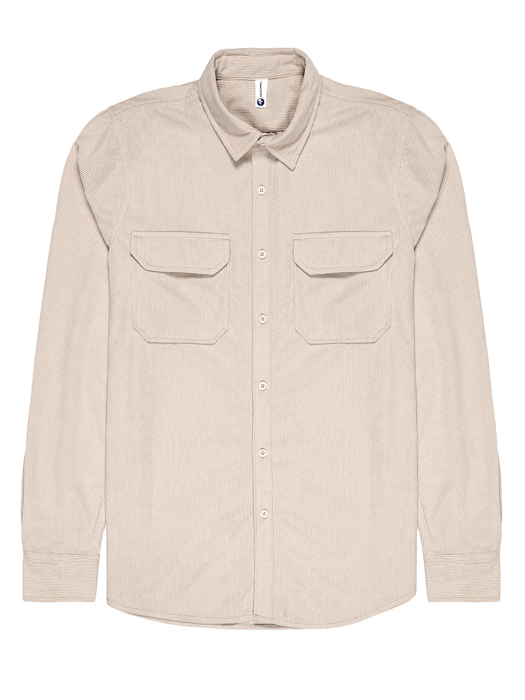 Thomas Scott Men Premium Slim Fit Opaque Corduroy Casual?Shirt