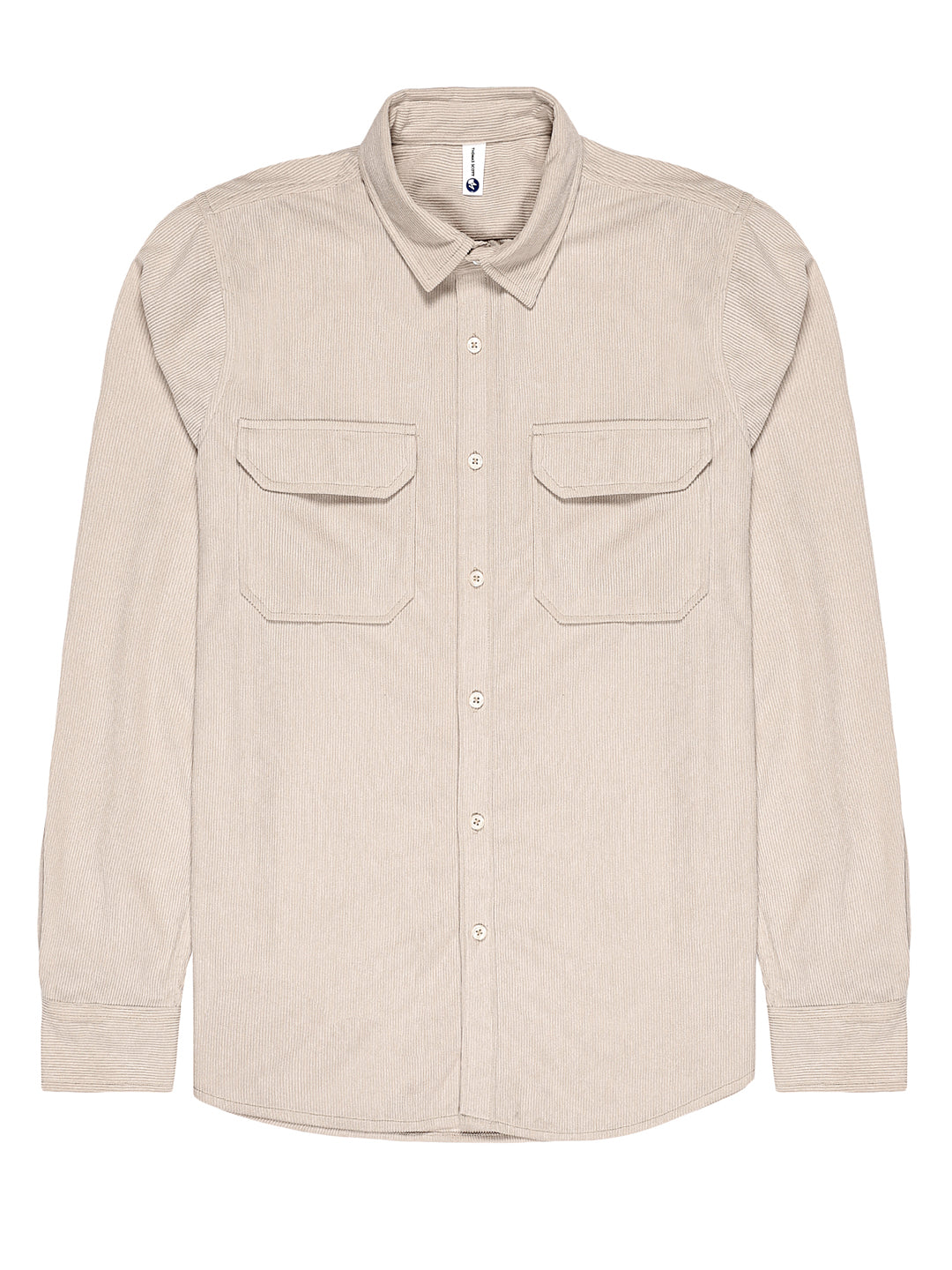 Thomas Scott Men Premium Slim Fit Opaque Corduroy Casual?Shirt