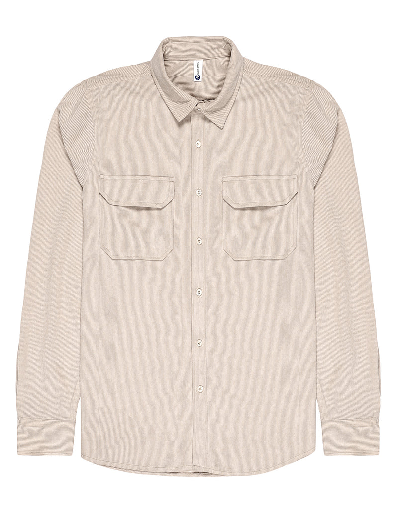 Thomas Scott Men Premium Slim Fit Opaque Corduroy Casual?Shirt
