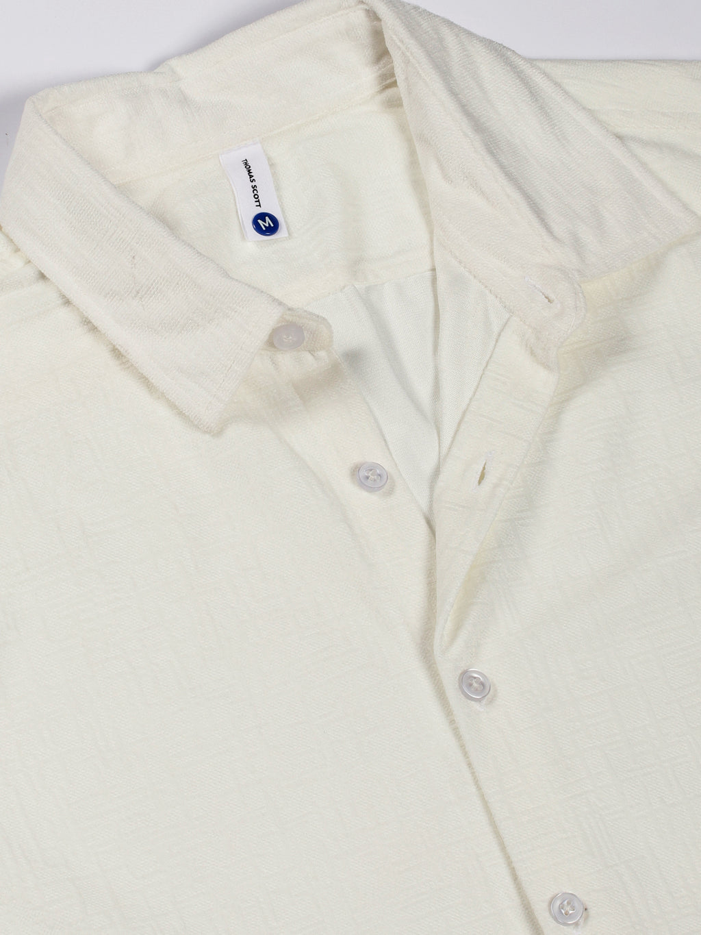 Thomas Scott Men Premium Slim Fit Opaque Casual Shirt