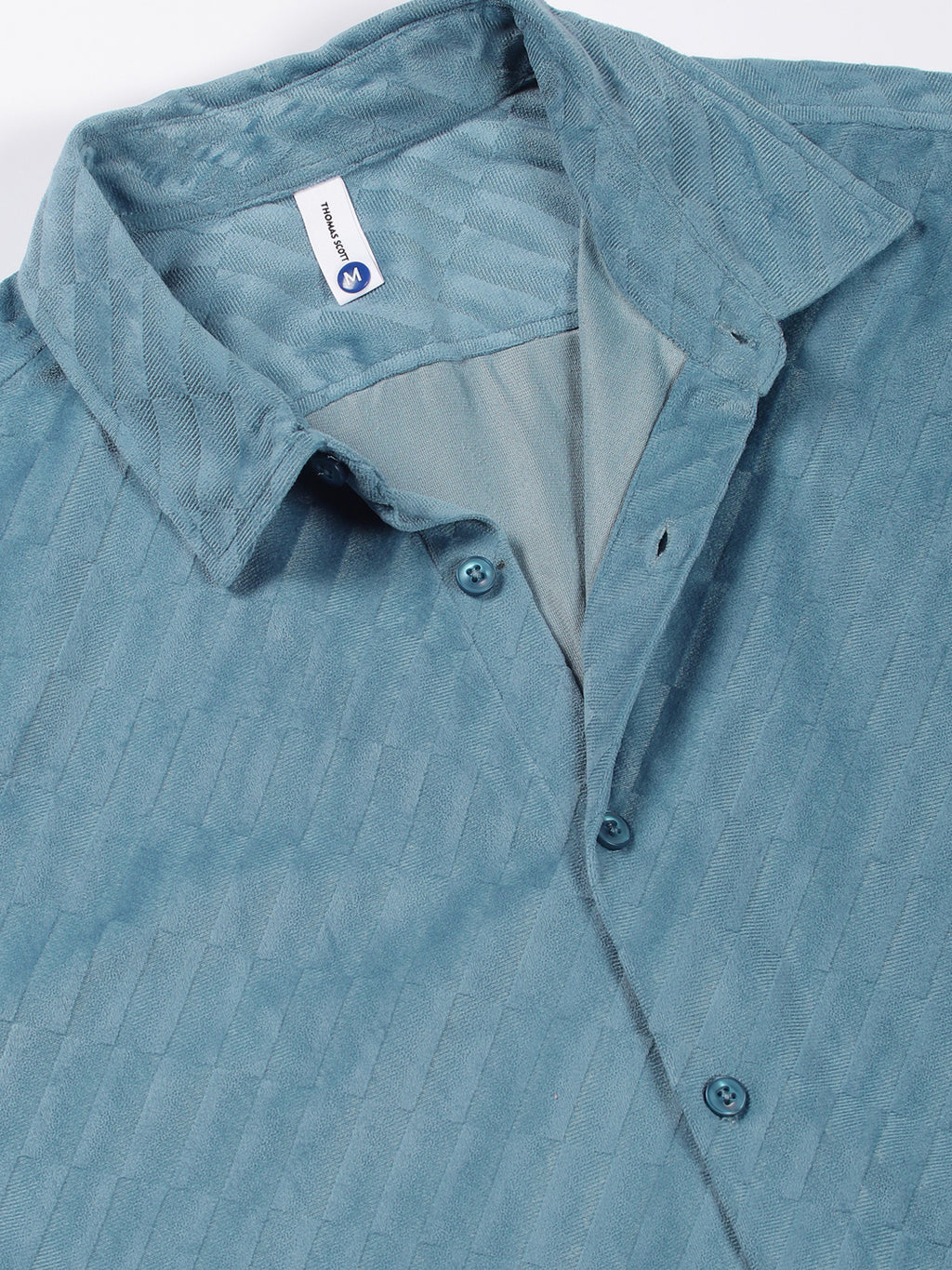 Thomas Scott Men Premium Slim Fit Opaque Casual Shirt