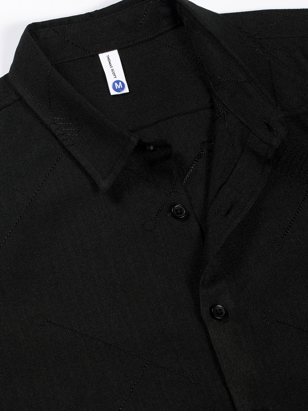 Thomas Scott Men Premium Slim Fit Opaque Casual Shirt