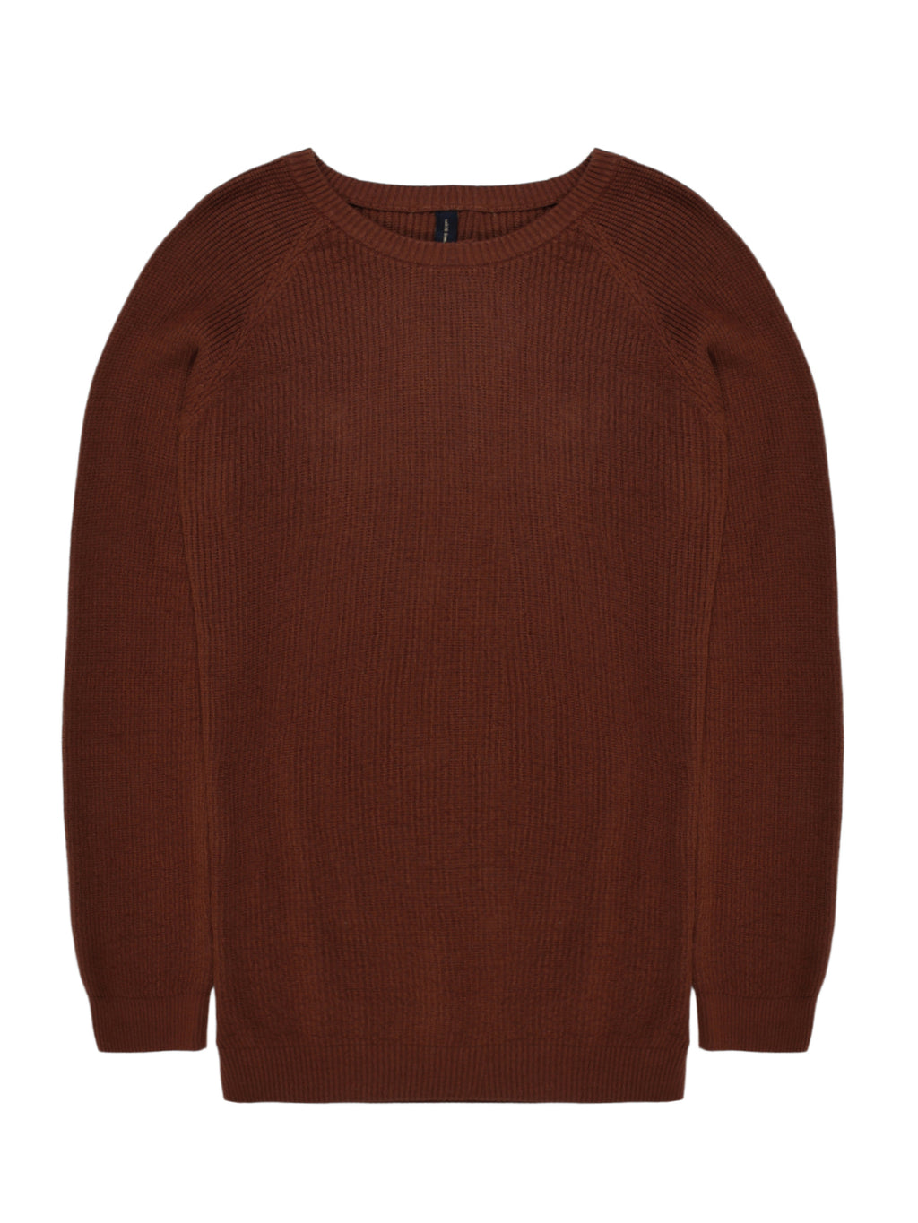 Thomas Scott Men Ribbed Self Design Round Neck Cotton Pullover Ribbed Sweater
