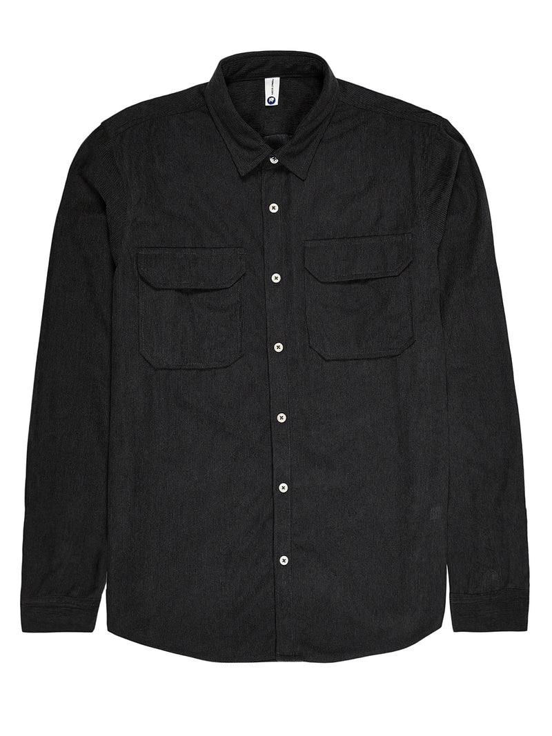 Thomas Scott Men Premium Slim Fit Opaque Corduroy Casual?Shirt