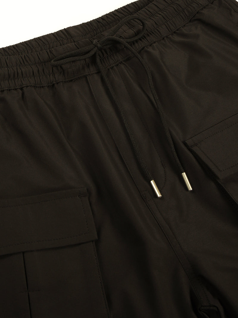 Thomas Scott Men Smart Loose Fit Wrinkle Free Cargos Trousers
