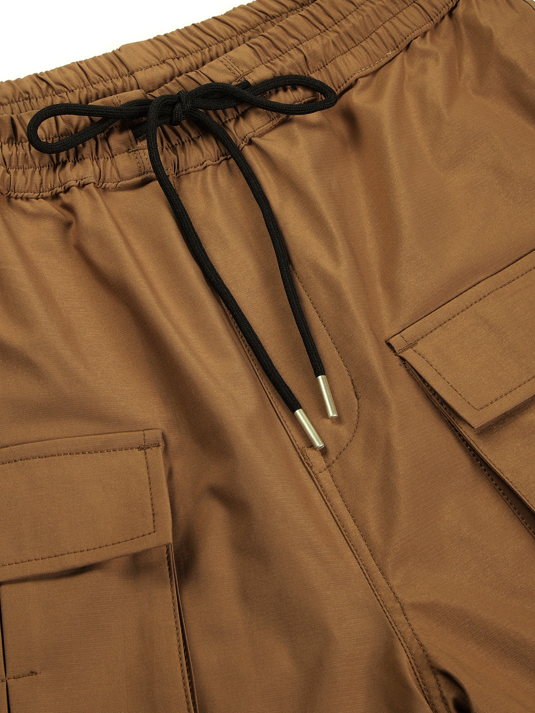Thomas Scott Men Smart Loose Fit Wrinkle Free Cargos Trousers