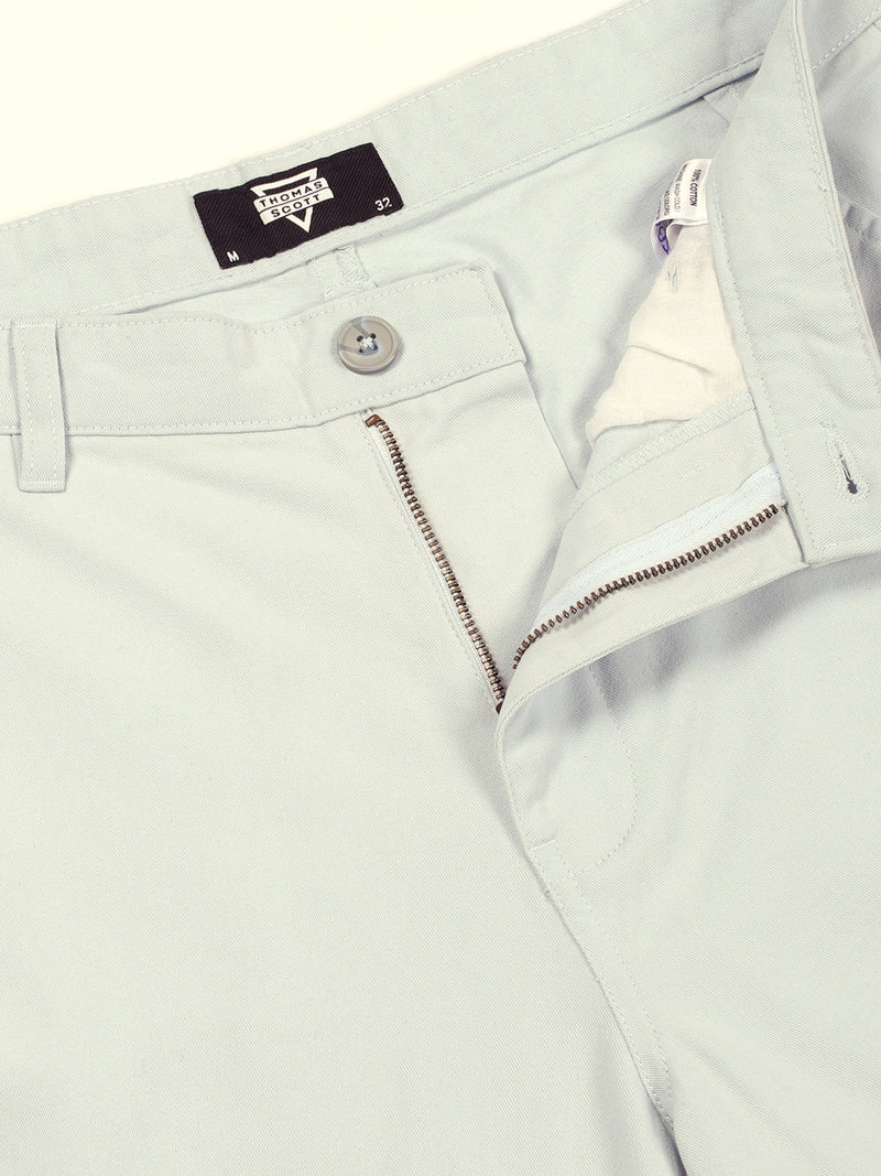 Thomas Scott Men Classic Straight Fit Cargos Trousers