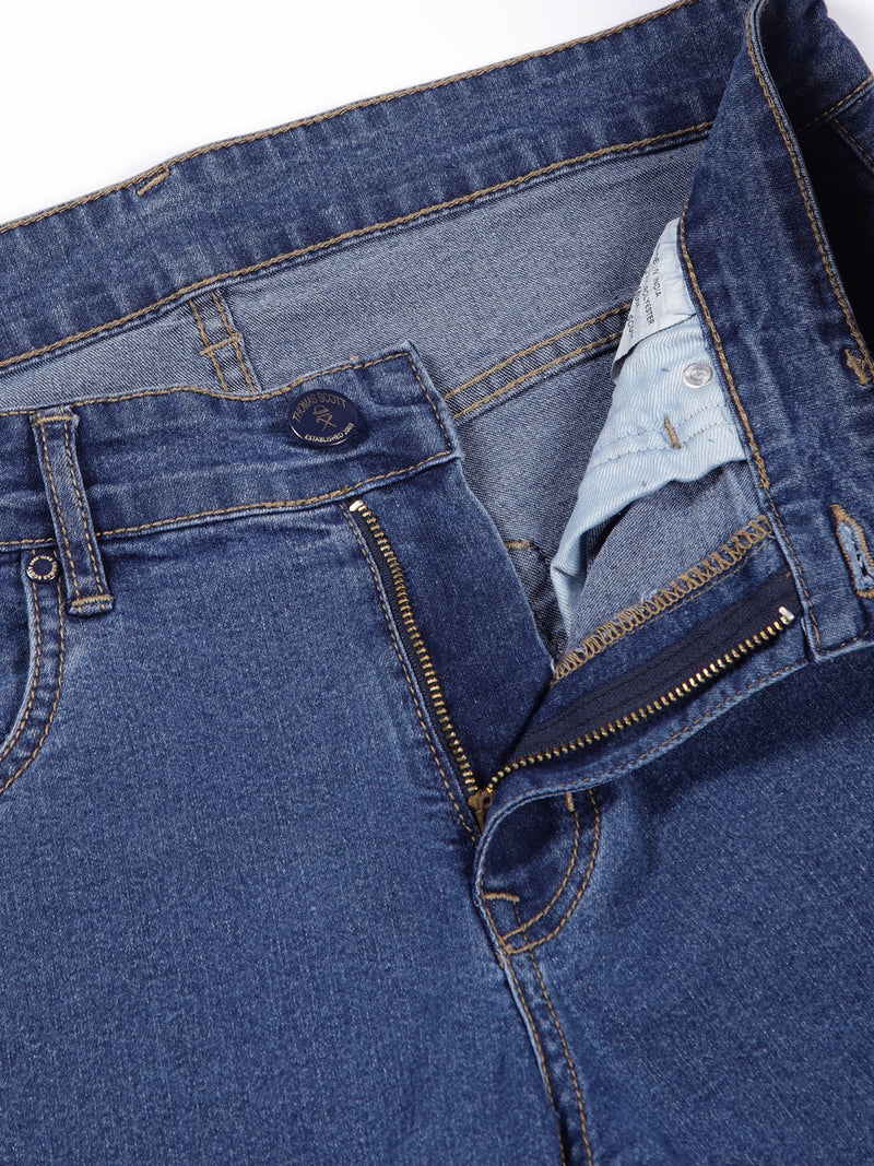 Thomas Scott Men Smart Clean Look Mid-Rise Stretchable Jeans