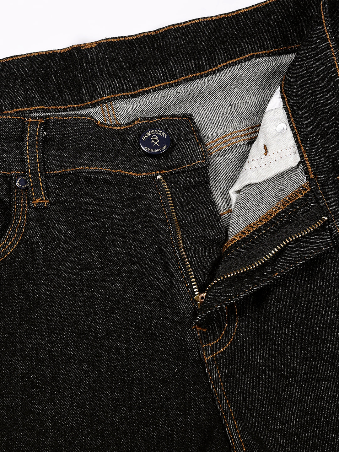 Thomas Scott Men Smart Slim Fit Mid-Rise Stretchable Jeans