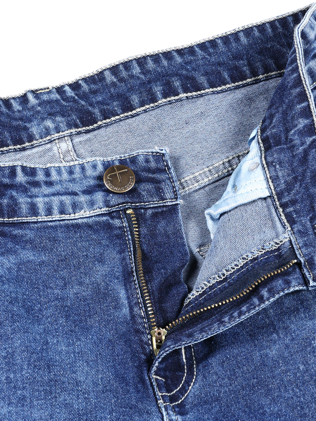 Thomas Scott Men Smart Slim Fit Clean Look Stretchable Jeans