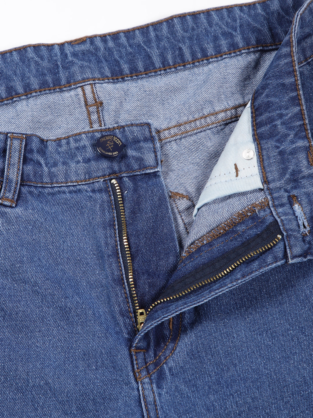 Thomas Scott Men Smart Relaxed Fit Cotton Jeans