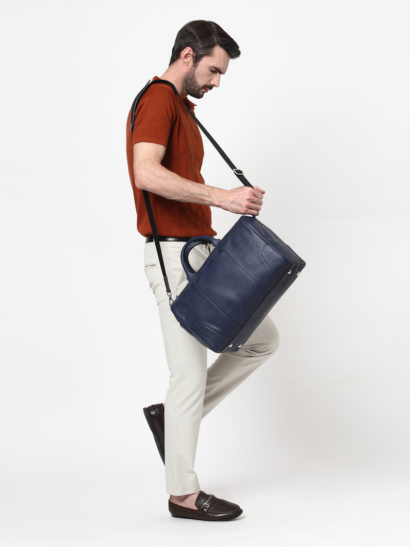 Thomas Scott Men Textured Medium Casual Duffel Bag