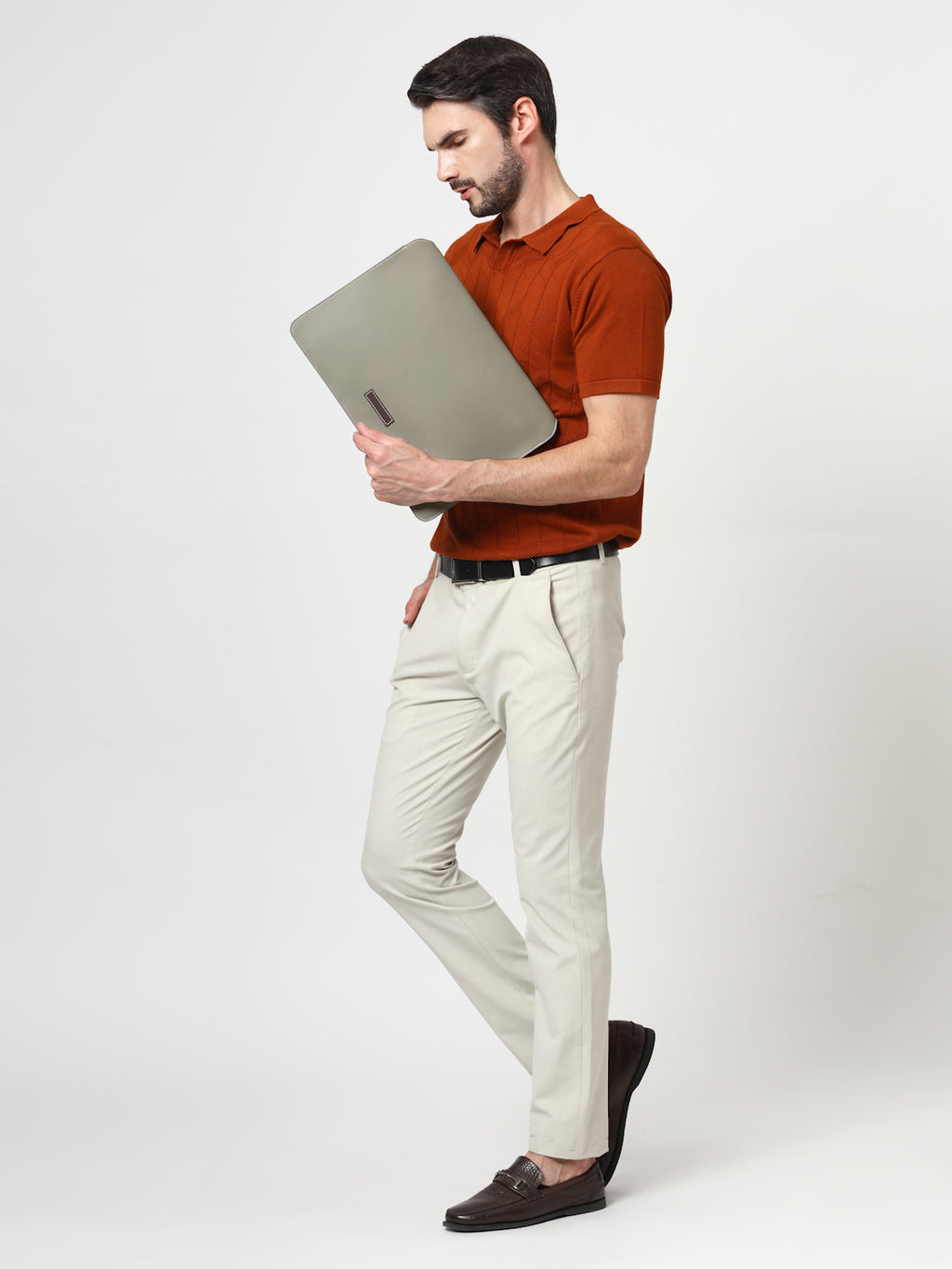 Thomas Scott Men PU Laptop Sleeve
