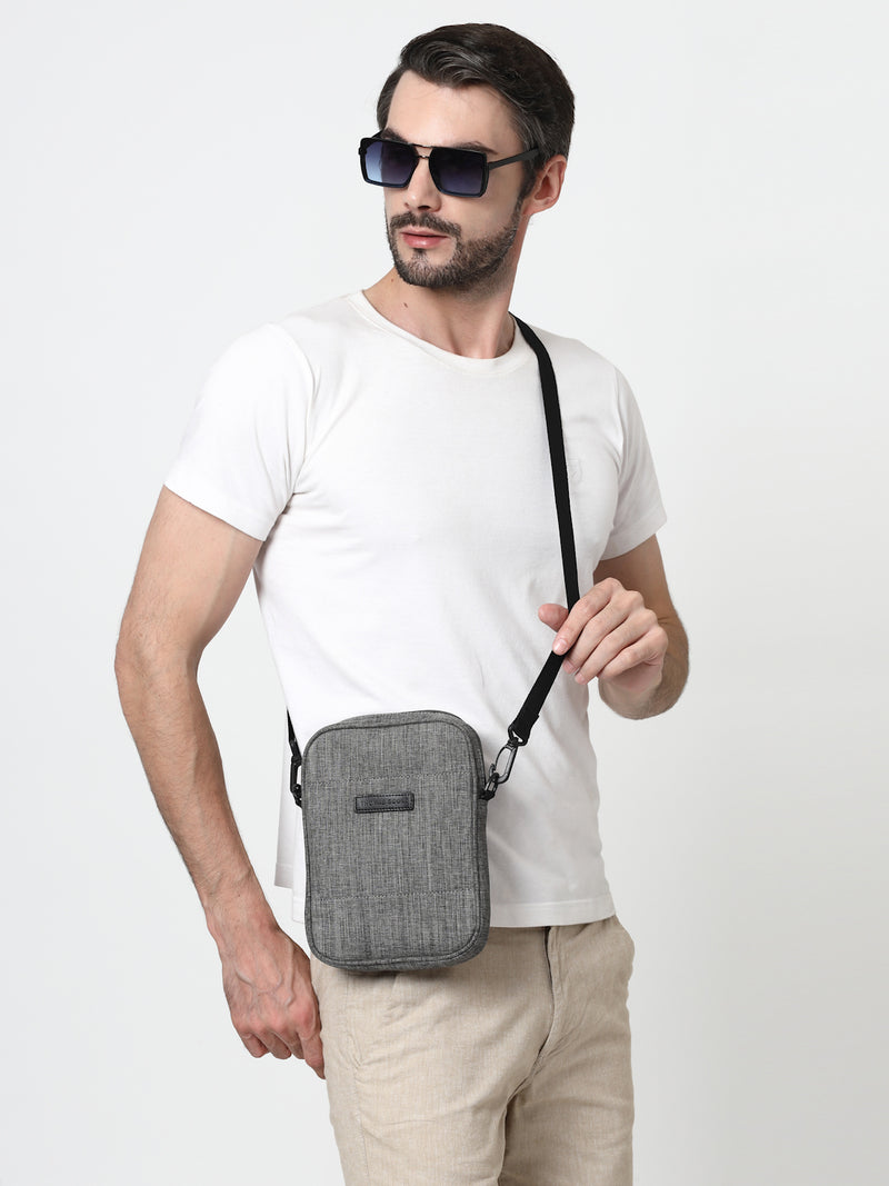Thomas Scott Men Zippered Messenger Bag