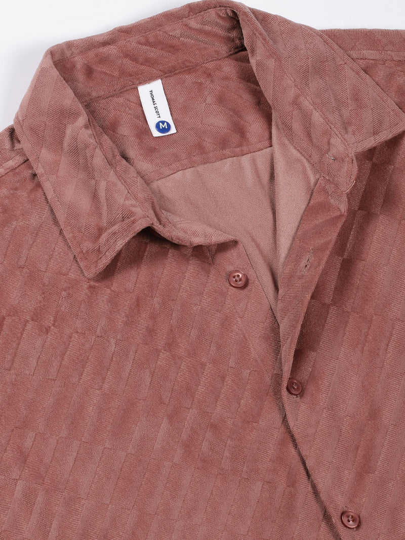 Thomas Scott Men Premium Slim Fit Opaque Casual Shirt