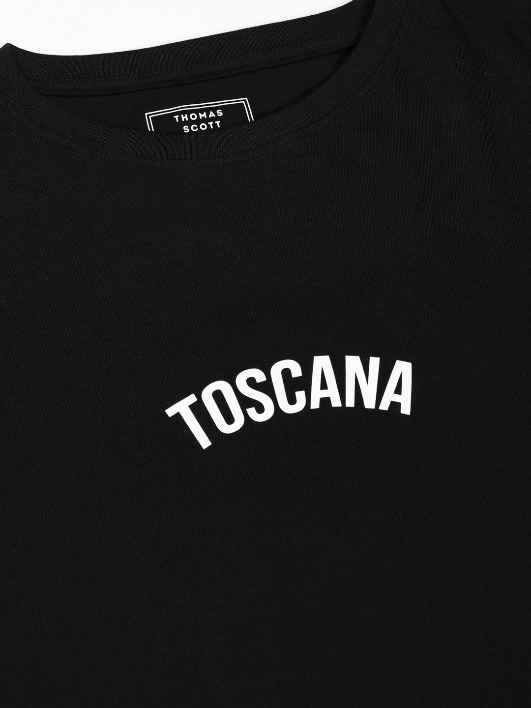 Thomas Scott Men Round Neck Typography Bio Finish Cotton T-shirt