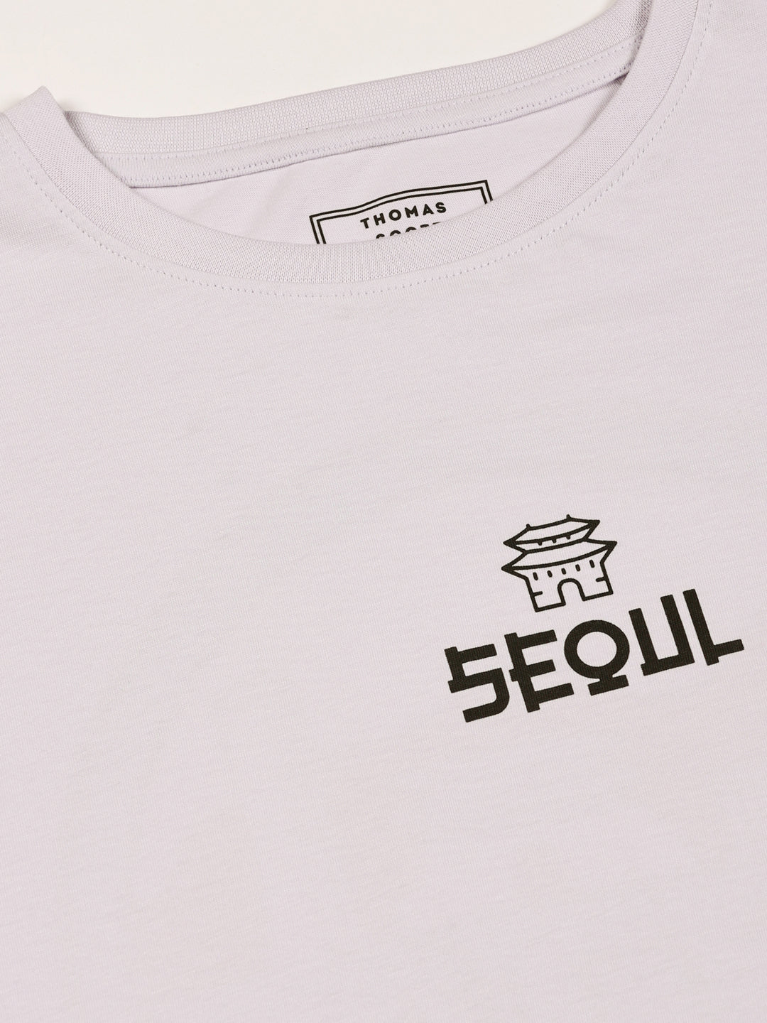 Thomas Scott Men Round Neck Typography Bio Finish Cotton T-shirt