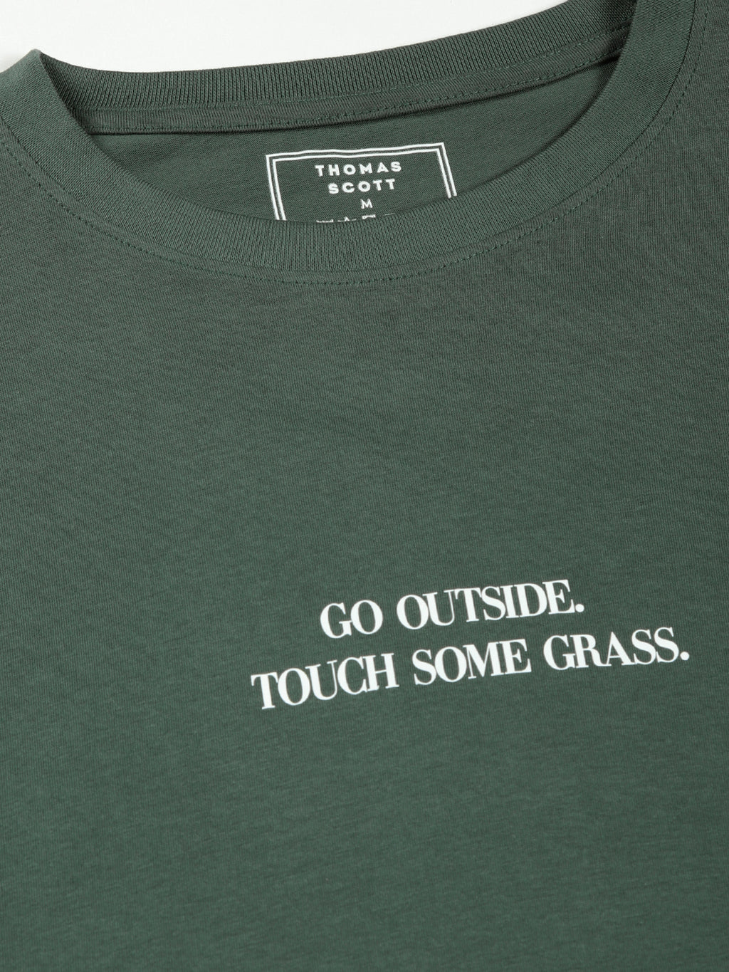 Thomas Scott Men Round Neck Typography Printed Cotton Oversized T-shirt