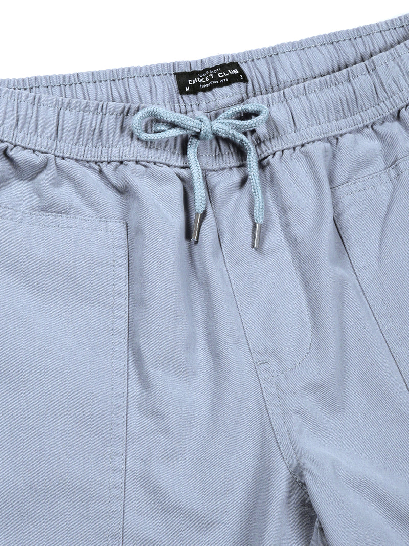 Thomas Scott Men Relaxed Loose Fit Mid-Rise Pure Cotton Easy Wash Trousers