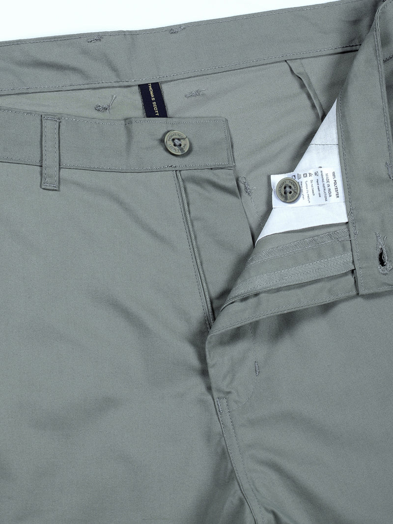 Thomas Scott Men Mint Cotton Mid-Rise Original Cargo Trouser