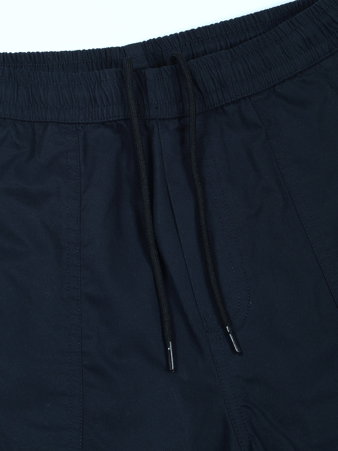 Thomas Scott Men Navy Cotton Smart Cargo Trouser