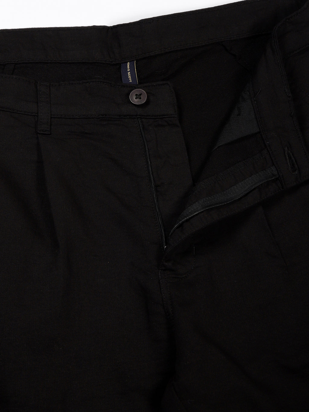 Thomas Scott Men Black Mid-Rise Relaxed Fit Woven Cargo Trousers