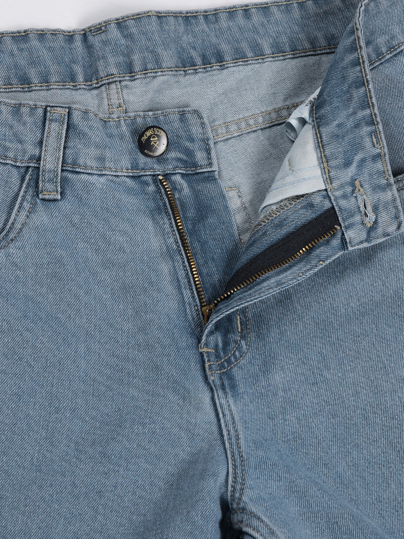 Thomas Scott Men Smart Relaxed Fit Baggy Jeans
