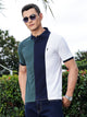 Thomas Scott Men Bottle Green Regular Fit Short Sleeves Polo Collar Knit Tshirt