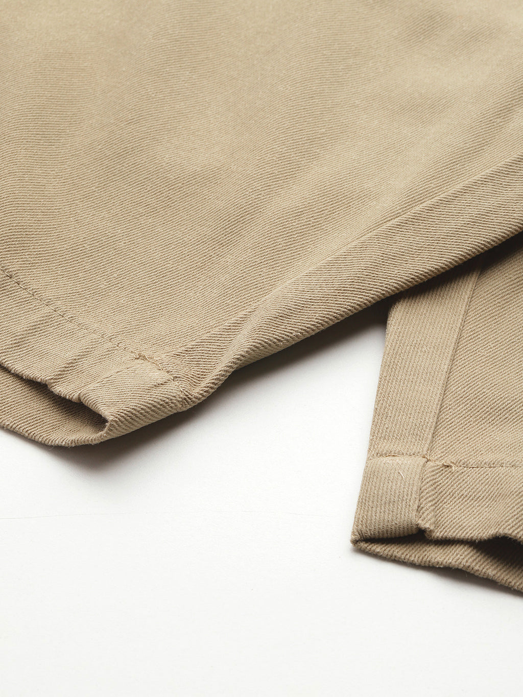 Thomas Scott Men Beige Plus Size Regular Fit Mid-Rise Woven Cargo Shorts