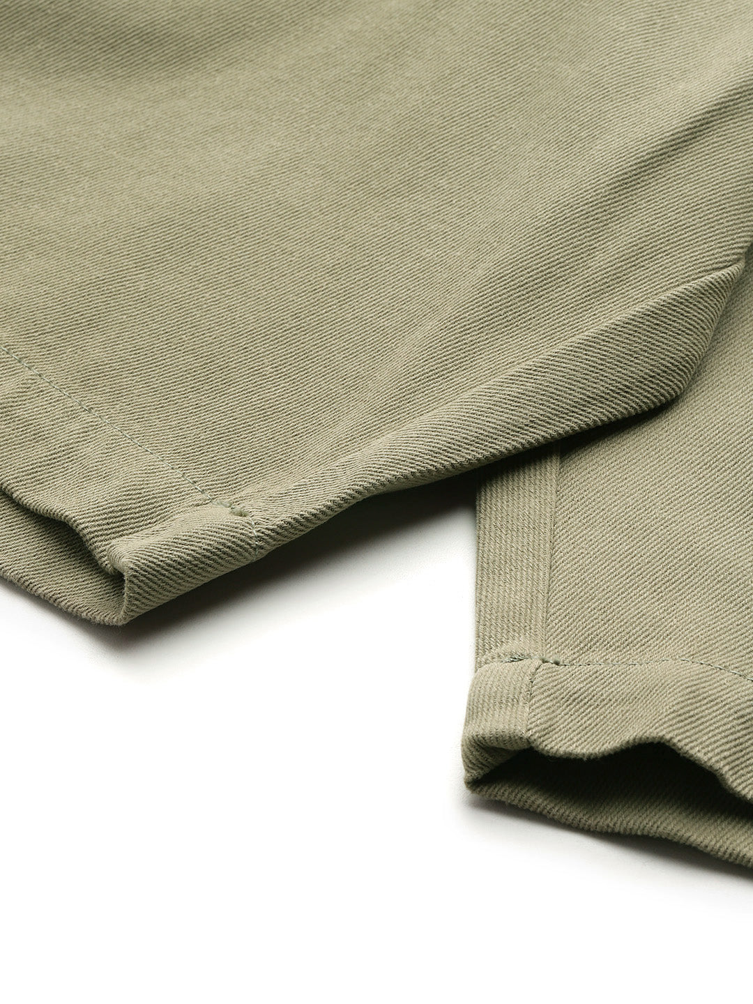 Thomas Scott Men Olive Plus Size Regular Fit Mid-Rise Woven Cargo Shorts