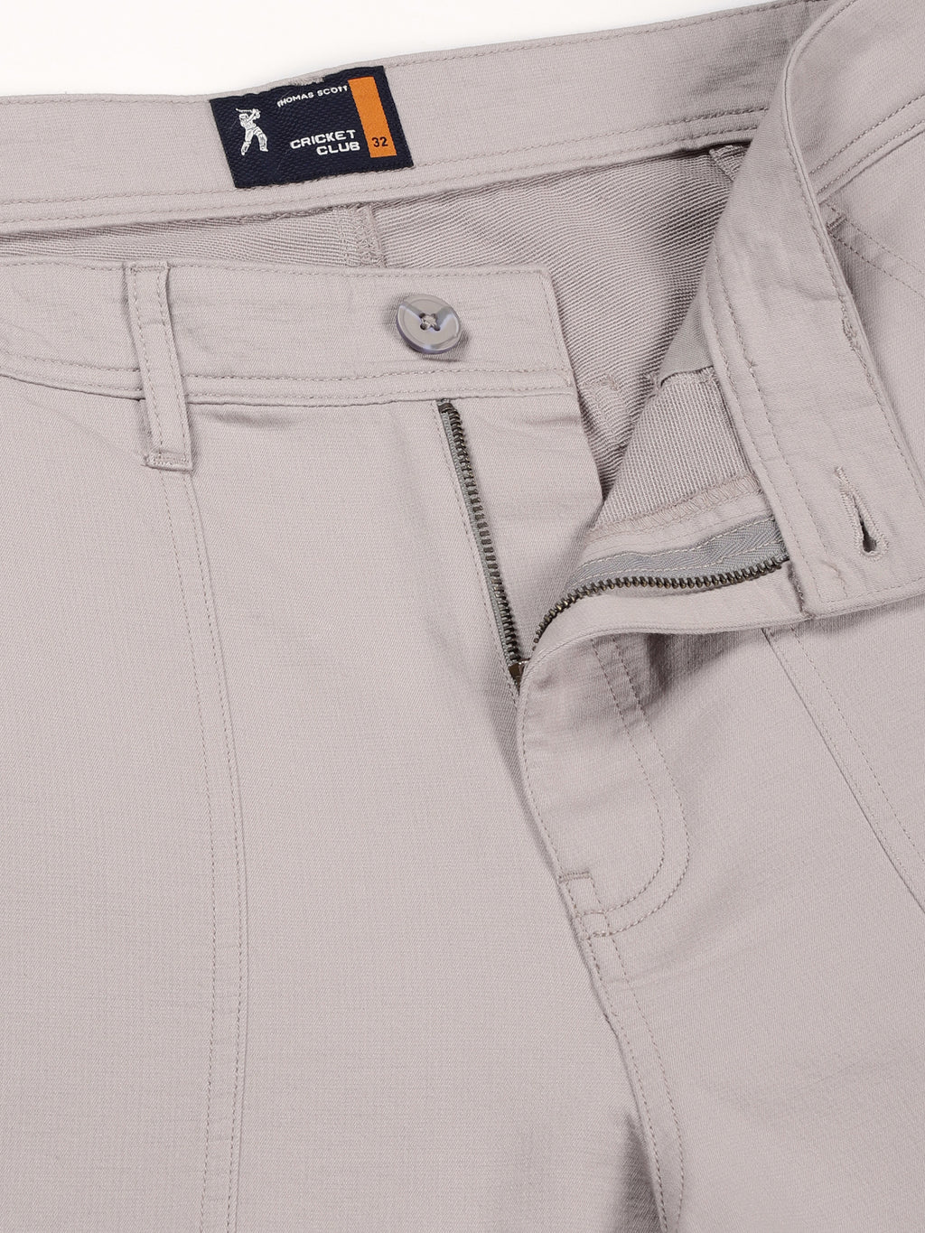 Thomas Scott Men Grey Straight Fit Mid-Rise Cargo Shorts