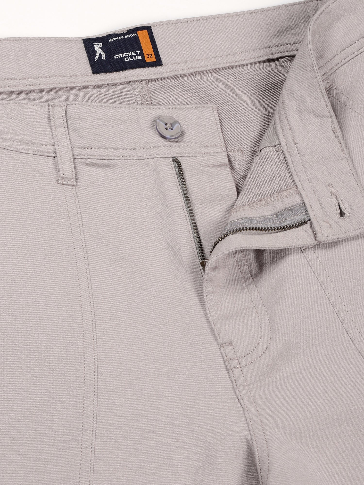 Thomas Scott Men Grey Straight Fit Mid-Rise Cargo Shorts