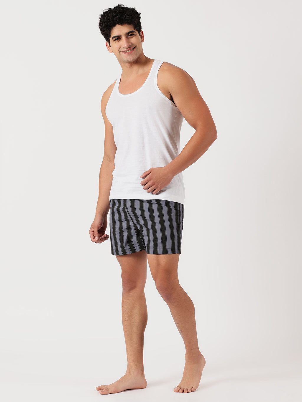 Thomas Scott Men Multicolor Cricket Club Regular Fit 100% Cotton Woven?Boxer Shorts (Pack of 3)