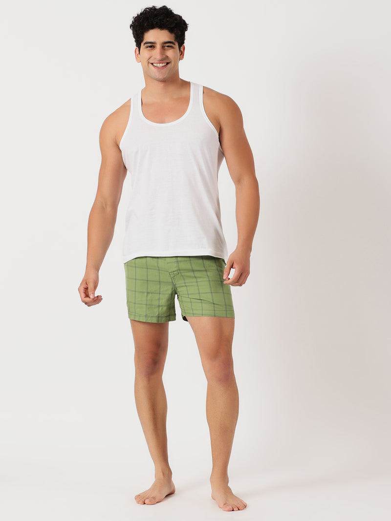 Thomas Scott Men Multicolor Cricket Club Regular Fit 100% Cotton Woven?Boxer Shorts (Pack of 3)