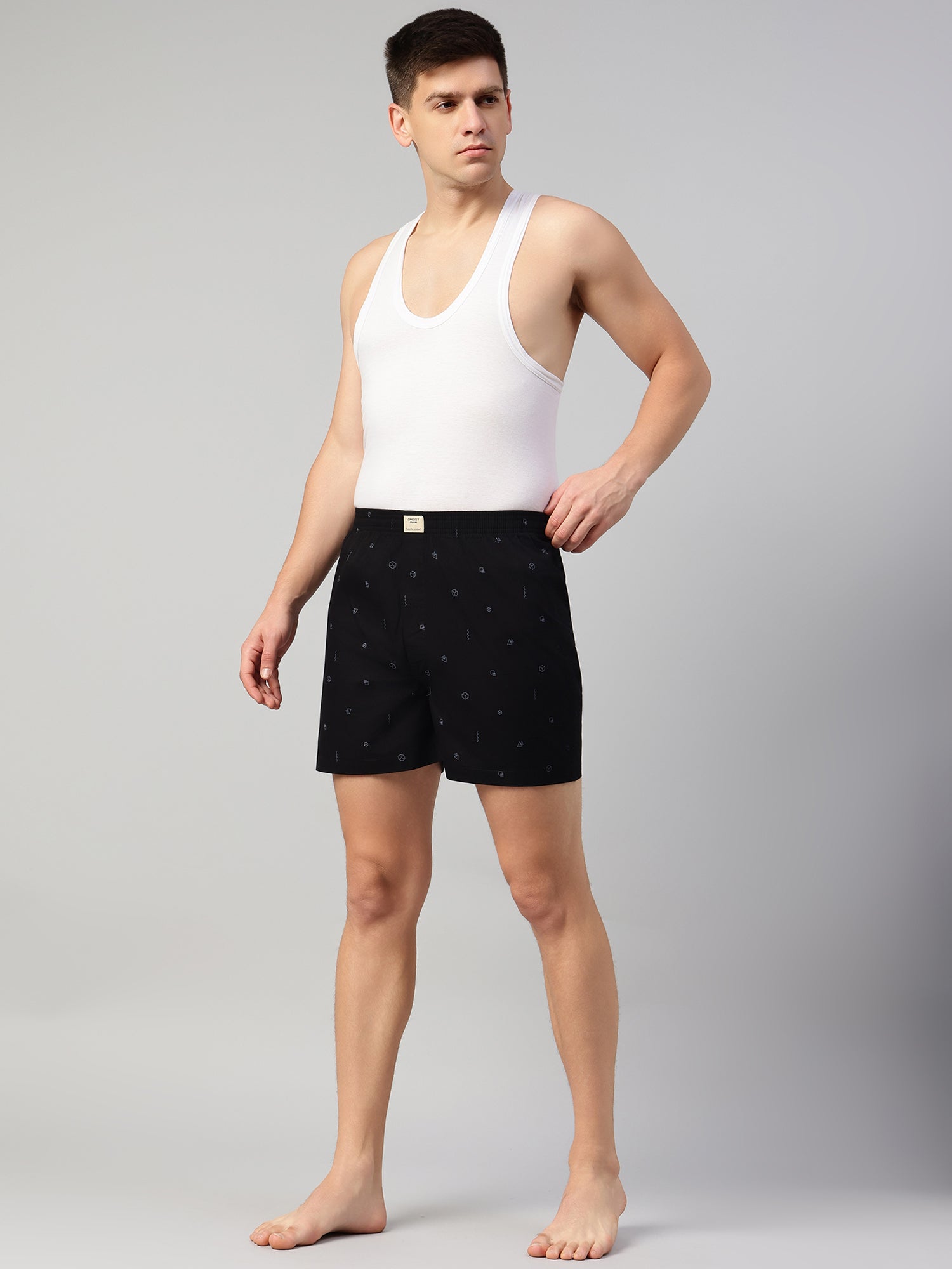 Thomas Scott Men Multicolor Cricket Club Collection Regular Fit 100% Cotton Woven Boxer Shorts (Pack of 3)